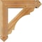 Ekena Millwork Olympic Arts and Crafts Rough Sawn Bracket w/ Offset Brace, Western Red Cedar, 6"W x 22"D x 22"H BKT0604X22X22OLY03RWR - alternate 3